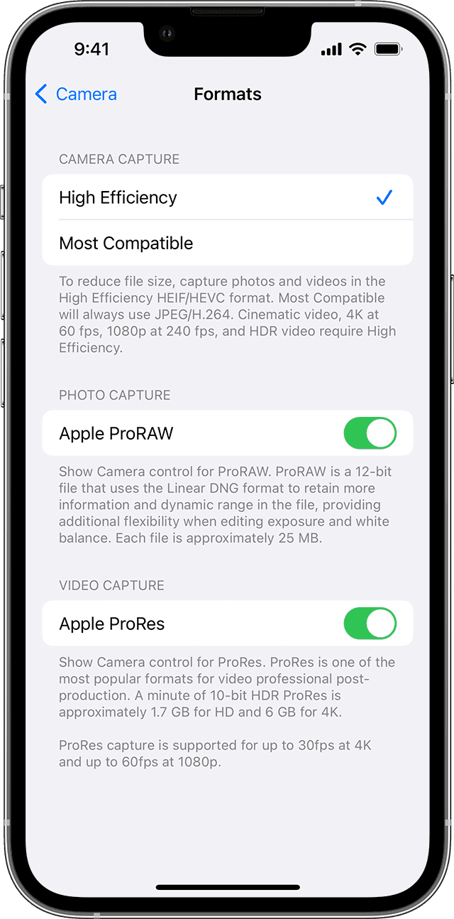 榕江苹果13维修分享如何在 iPhone 13 Pro 机型中拍摄和管理 ProRes 视频 